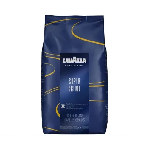 Кава в зернах Lavazza Super Crema 1кг. Лавацца Супер Крему