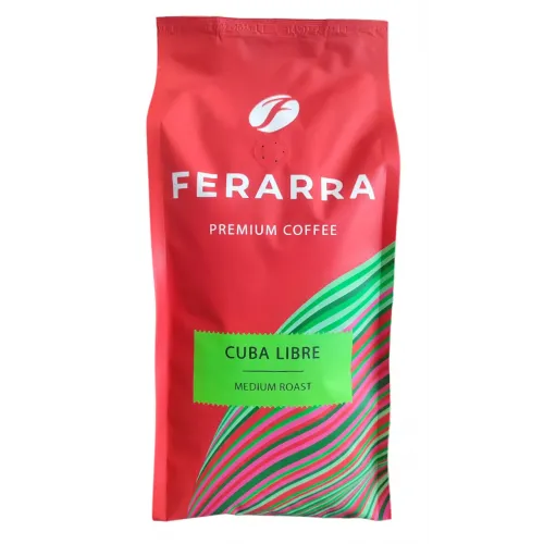 Кава в зернах Ferarra Cuba Libre з ароматом кубинського рому 1 кг