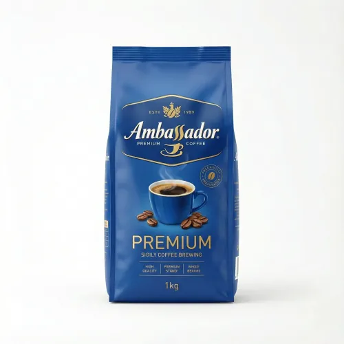 Кава в зернах Ambassador Premium 1 кг (8720254065083)