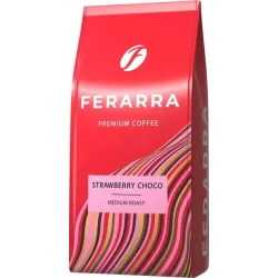 Кава в зернах Ferarra Strawberry Choco з ароматом полуничного шоколаду 1 кг (4823115404268)