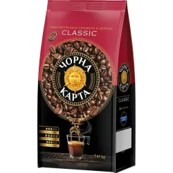 Кава в зернах Чорна Карта Classic 1000 г (8720254065458)