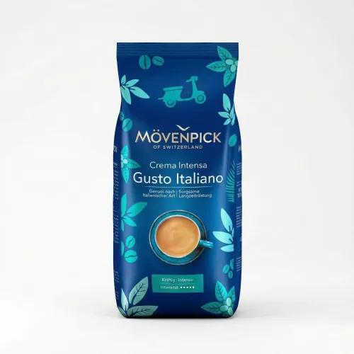 Кава Movenpick Caffe Crema Gusto Italiano у зернах 1000 г