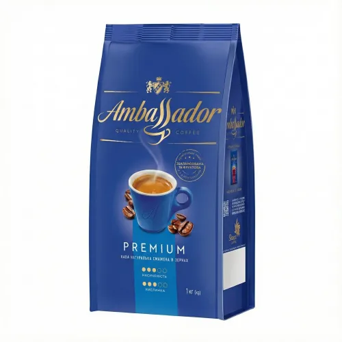 Кава в зернах Ambassador Premium 1 кг (8720254065083)