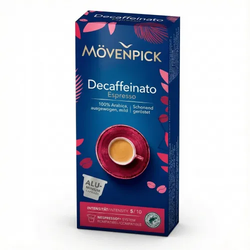 Кава в капсулах Movenpick Decaffinato Espresso Nespresso 10 шт