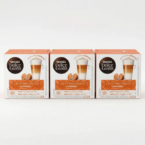 Набір капсул NESCAFE Dolce Gusto Latte Macchiato Caramel (3 уп. х 16 шт)