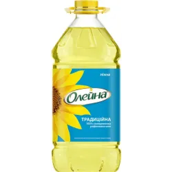 Олія соняшникова Олейна Традиційна рафінована 3 л