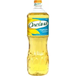 Олія соняшникова Олейна Традиційна рафінована 850 мл