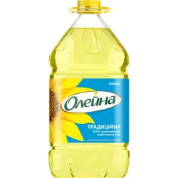 Олія соняшникова Олейна Традиційна рафінована 5 л