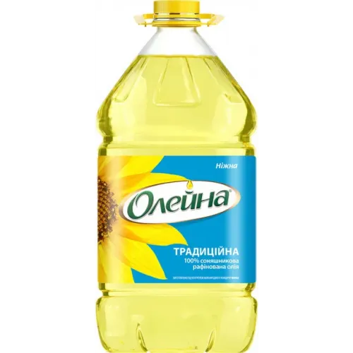 Олія соняшникова Олейна Традиційна рафінована 5 л