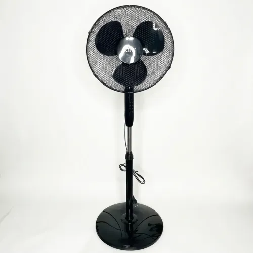 Потужний підлоговий вентилятор KDE UEF-C40A2-2 40 см 45W, Чорний