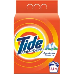 Tide пральний порошок авт. Аква-ПудраАльпійська Свіжість, 2.1кг