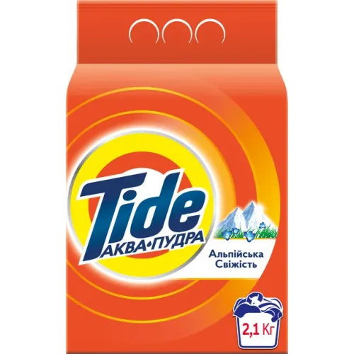 Tide пральний порошок авт. Аква-ПудраАльпійська Свіжість, 2.1кг