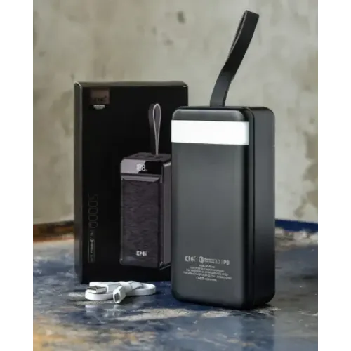 Потужний повербанк KingPower 50000 mAh KPG-502 Портативний зарядний пристрій Якісний power bank 22.5W