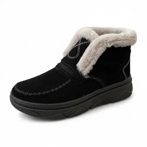 Жіночі зимові чоботи-дутики Dago (чорні, низ піна) р. 37-41