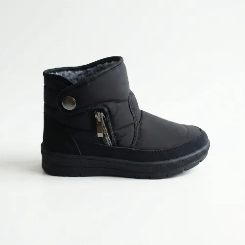 Жіночі зимові черевики Progress чорні на блискавці (до -20°C) р. 37-42