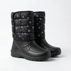 Жіночі зимові сноубутси (дутики) ЕВА на липучці 