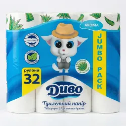 Туалетний папір Диво Aroma Алое Вера 2 шари (32 шт)