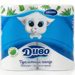 Туалетний папір Диво Aroma Алое Вера 2 шари (4 шт)