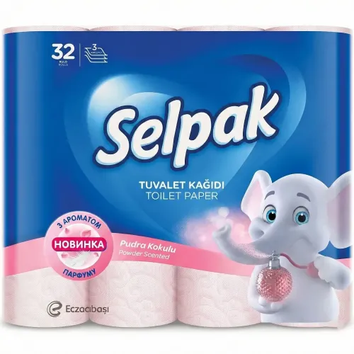 Туалетний папір Selpak Powder 3 шари (32 шт)