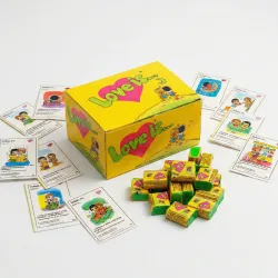 Жувальна гумка Love Is Ананас-Кокос (жовта коробка, блок)