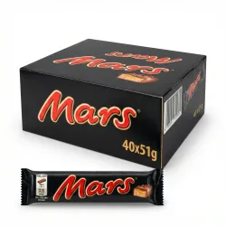 Упаковка шоколадних батончиків Mars 40 шт х 51 г