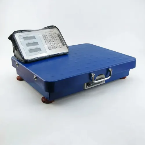 Ваги товарні електронні Matarix MX-443W 600 кг (Посилена платформа 45х60 см, Ручка)