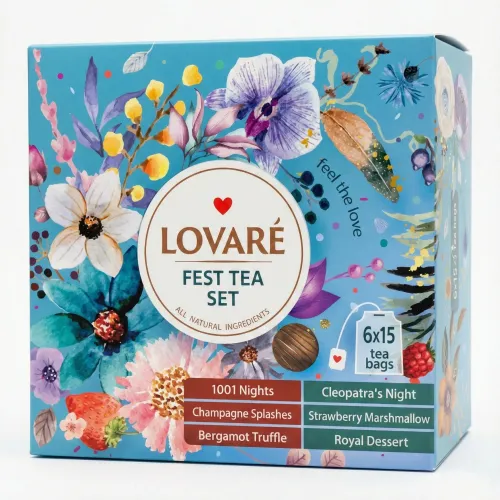 Коллекция пакетированного чая Lovare 