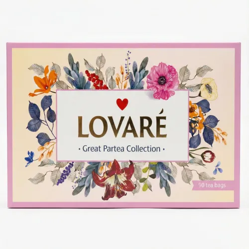 Колекція чаю Lovare Great Partea Collection Асорті 18 видів по 5 шт (4820198872878)