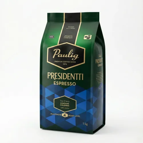 Кава Paulig Presidentti Espresso у зернах 1 кг