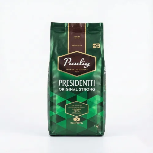 Кава Paulig Presidentti Original Strong у зернах 1 кг