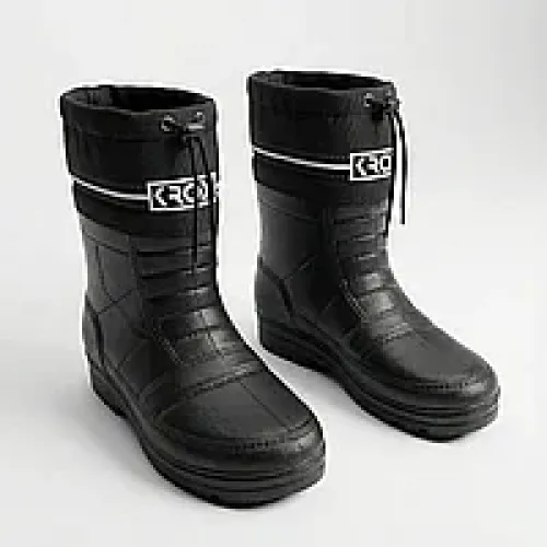 Чоловічі зимові чоботи сноубутси ЕВА KROK чорні з манжетою