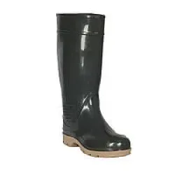 Чоловічі гумові чоботи класичні ПВХ зелені