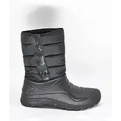 Чоловічі зимові чоботи сноубутси дутики на липучці Olimp чорні пінка ЕВА
