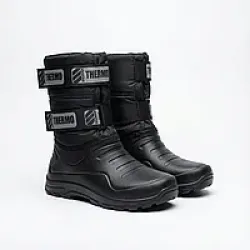 Чоловічі зимові сноубутси Olimp Thermo (піна ЕВА) на 2 липучках чорні р. 41-46