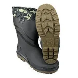 Чоловічі гумові чоботи Dago з манжетом темно-зелені робочі