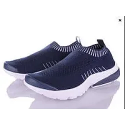 Мужские кроссовки мокасины джинсовые Dago Style синие слипоны