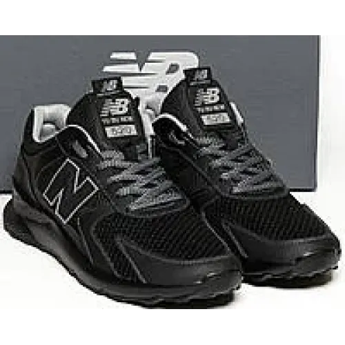 Чоловічі мокасини сітка Broman чорні літні