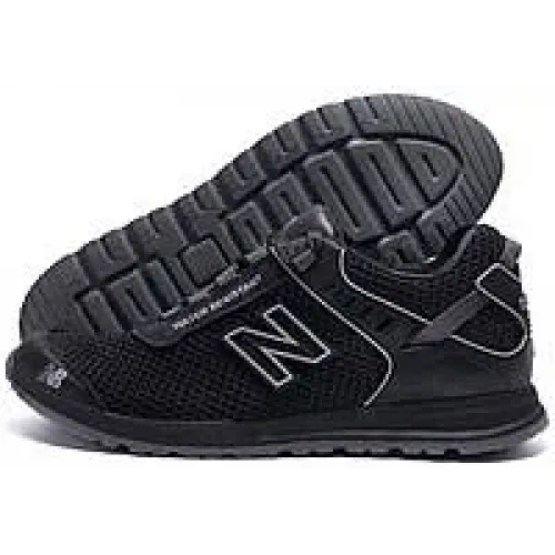 Чоловічі літні кросівки-сліпони мокасини сітка DAGO чорні