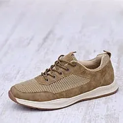 Чоловічі літні кросівки-сліпони Dago Style сітка бежеві