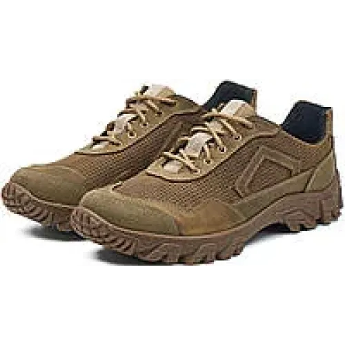 Чоловічі тактичні літні кросівки Dago Style койот з перфорацією