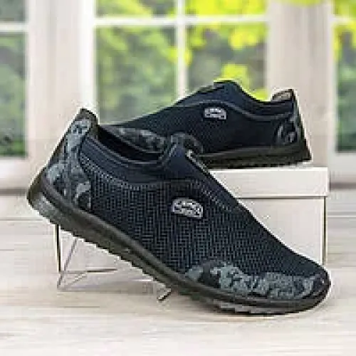 Кросівки мокасини чоловічі сині сітка Dago Style