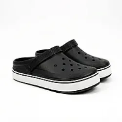 Чоловічі крокси (сабо) DAGO чорні та темно-сині на білій підошві (р. 41-46)