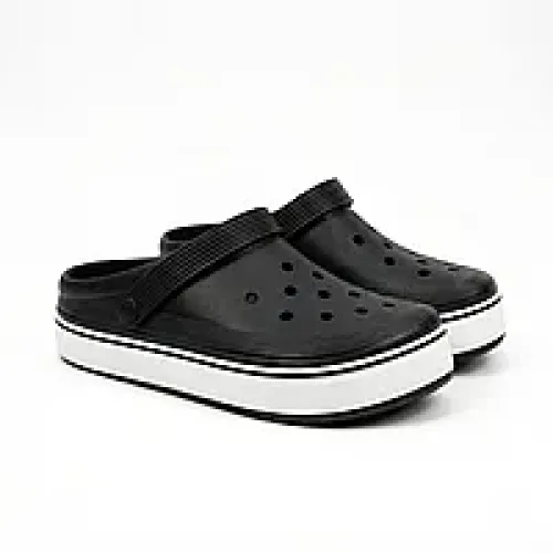 Чоловічі крокси (сабо) DAGO чорні та темно-сині на білій підошві (р. 41-46)