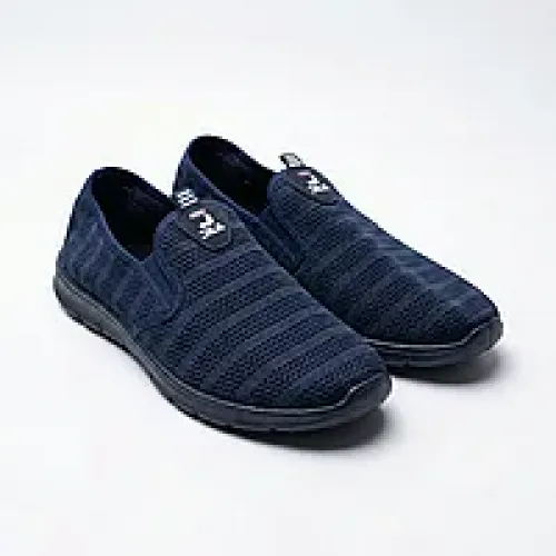 Чоловічі літні мокасини-сліпони в сітку Jila темно-сині (р. 41-45)