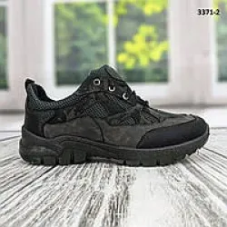 Чоловічі тактичні літні кросівки Dago Style графіт з перфорацією (р. 41-45)