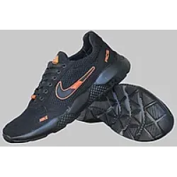 Чоловічі спортивні кросівки Athletic чорні в сітку 41-45