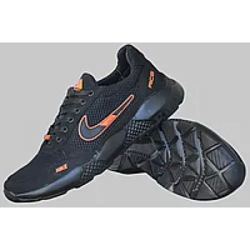 Чоловічі спортивні кросівки Athletic чорні в сітку 41-45