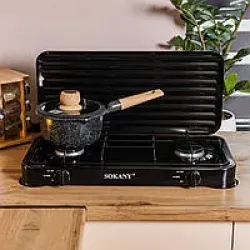 Газова плита AYGAZ настільна 2 конфорки