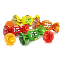 Цукерки карамель із фруктовою начинкою roshen Bim bom 1кг