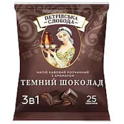 Слобода Кава 3 в 1 зі смаком темний шоколад 25 пакетиків